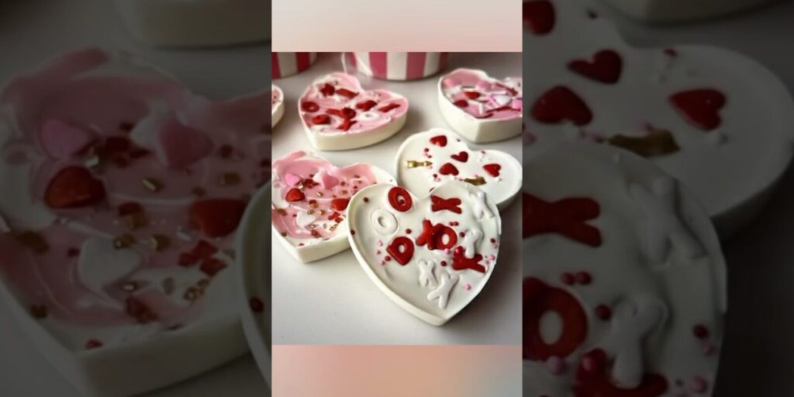 1. DIY Mini Heart Bark