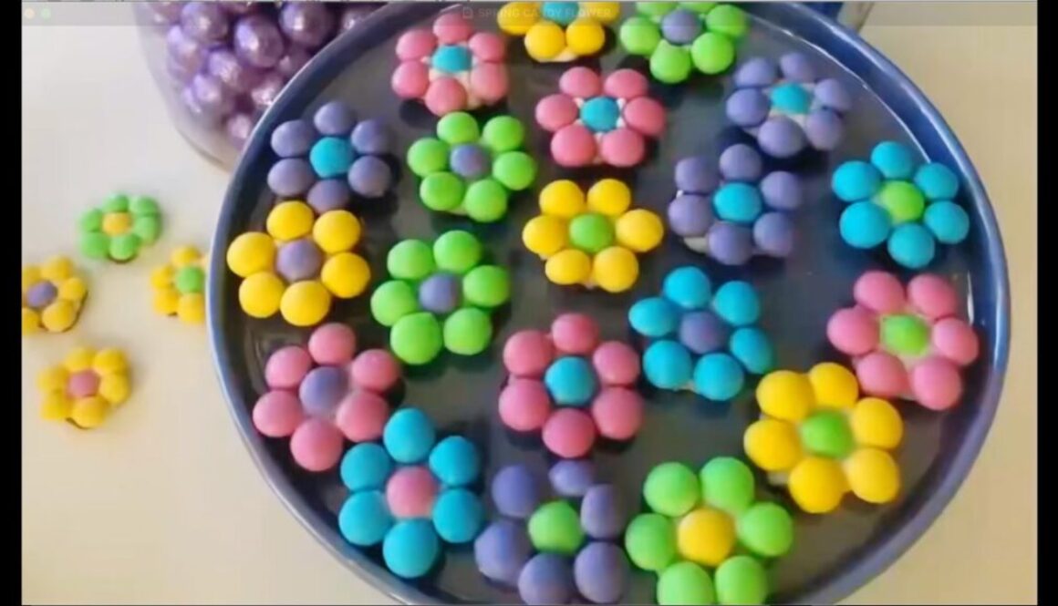 2. Spring flower candies, but make it easy