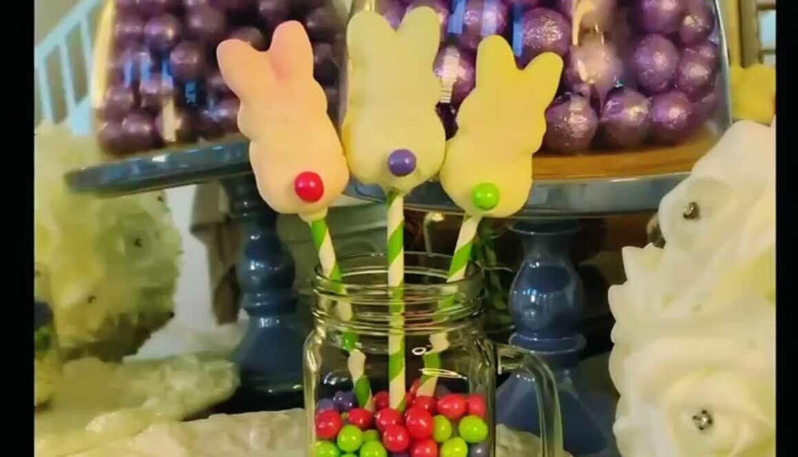 1. Peeps Candy Jars DIY