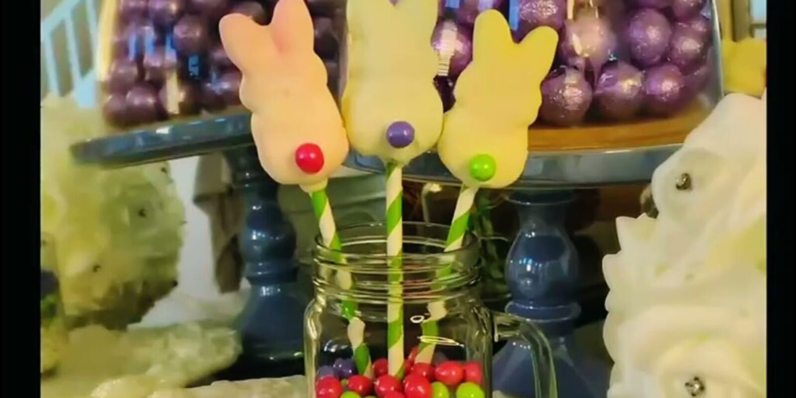 1. Peeps Candy Jars DIY